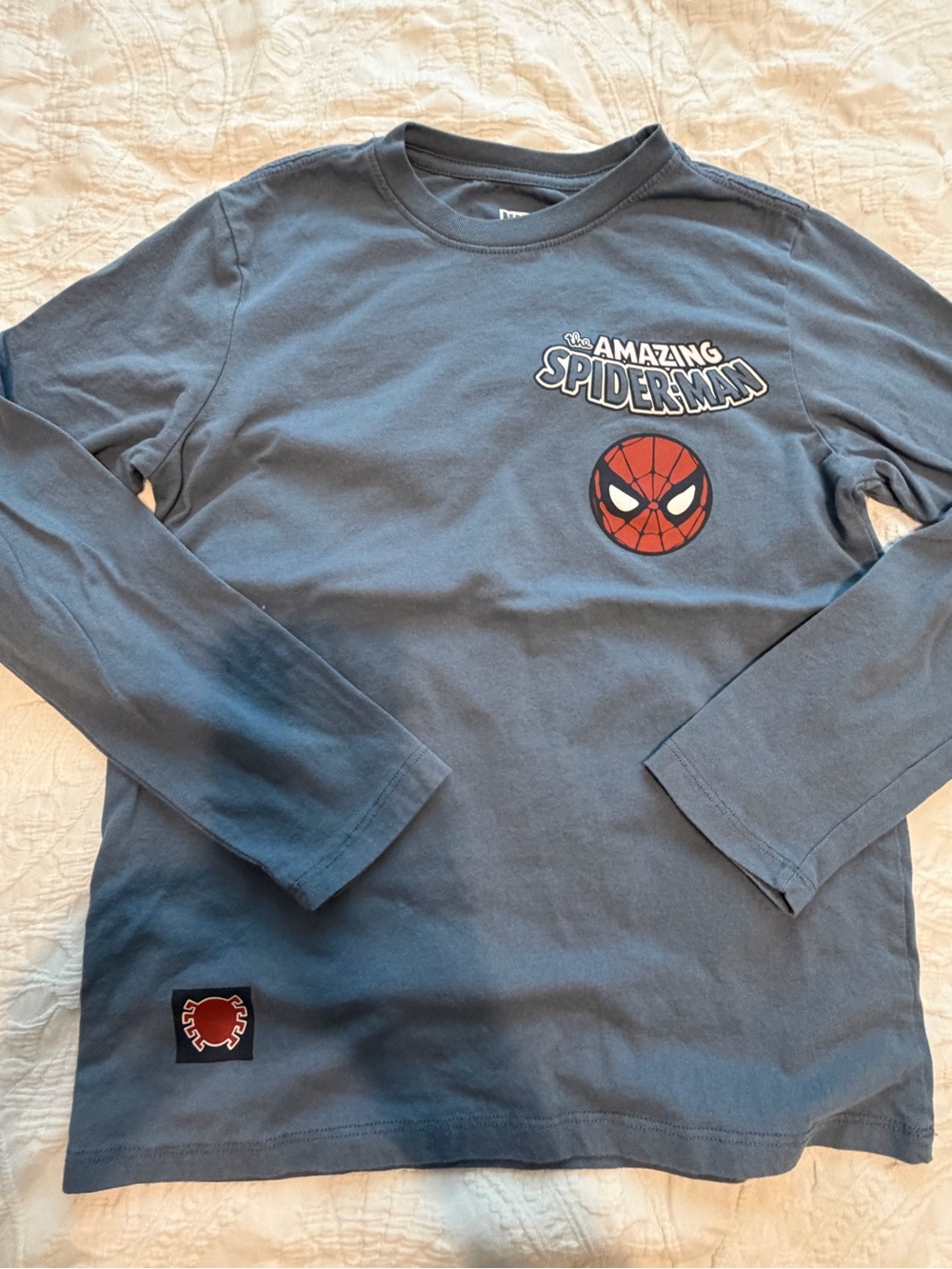 2 for$6✨Marvel Spider-Man Boys' Long Sleeve T‑Shirt, Size L (Age 10/12)
